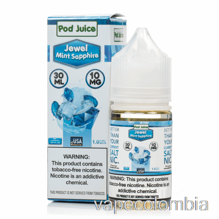 Vape Desechable Joya Menta Zafiro - Jugo De Vaina - 30ml 65mg